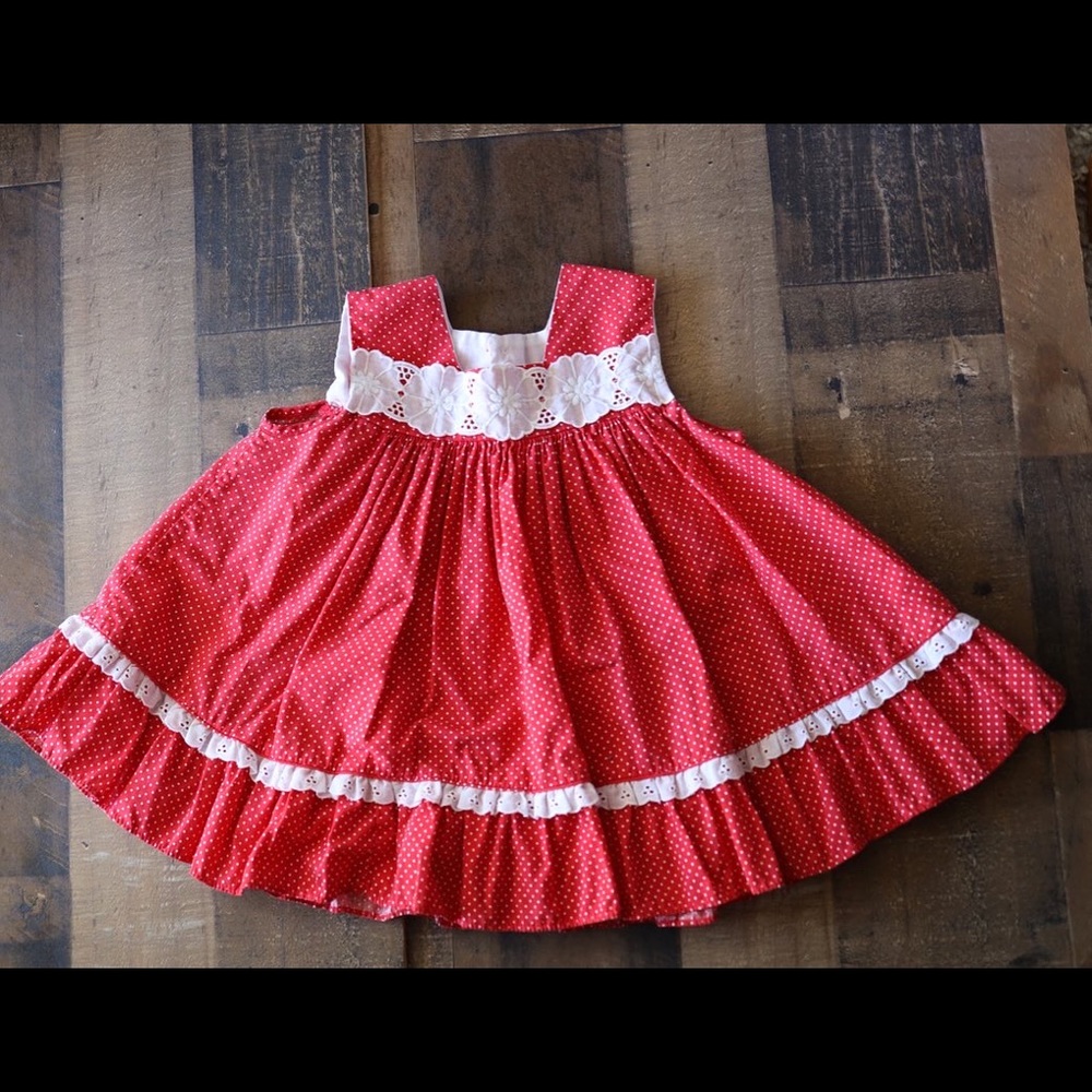 Vintage polka dot dress